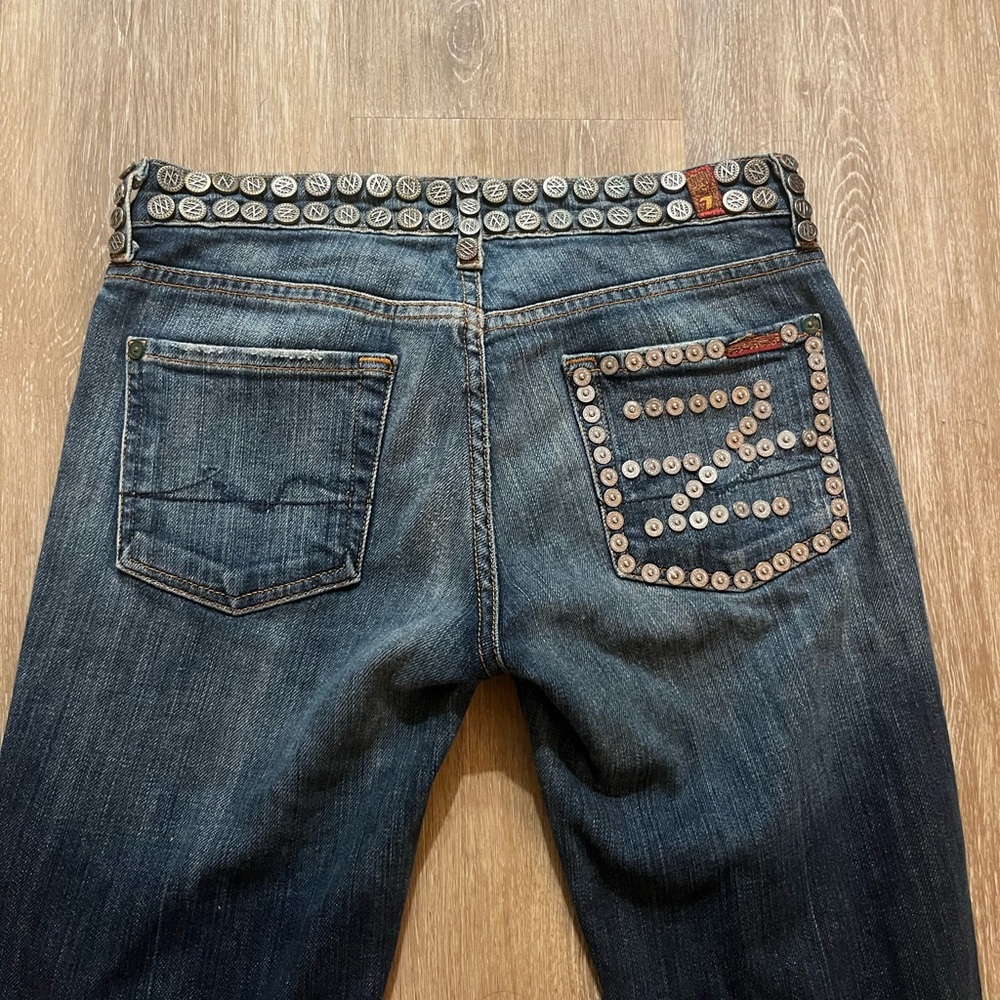 7 For All Mankind Zac Posen Studded Jeans